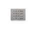 لوحة مفاتيح معدنية صناعية مقاومة للماء ومضادة للتخريب 16 مفتاحًا لوحة مفاتيح ATM ذات تنسيق مضغوط