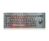 لوحة مفاتيح ميكانيكية من الفولاذ المقاوم للصدأ مقاومة للتخريب مع لوحة مفاتيح Koisk الضوئية 800 Dpi