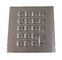 لوحة مفاتيح معدنية مقاوم للماء 19 مفاتيح ستانلس ستيل PS2 USB RS232 RS485