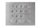 تحديث لوحة المفاتيح المعدنية الفولاذ المقاوم للصدأ مع Bliand نقطة لتطبيق ATM في IP67 القياسية