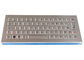 لوحة مفاتيح الكمبيوتر الصناعية رقيقة جدا 56 مفاتيح IP68 سطح المكتب الفولاذ المقاوم للصدأ قابل للغسل
