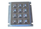 لوحة المفاتيح الصناعية مخرب مقاوم لوحة جبل الرقمية الخلفية 12 مفاتيح IP67 للماء