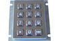 مضيئة 12 مفاتيح لوحة المفاتيح المعدنية حسب الطلب الأزرق الخلفية 4X3 2.0MM طويلة السكتة الدماغية