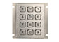 الفولاذ المقاوم للصدأ الصناعية المعادن لوحة المفاتيح 4X3 IP67 الديناميكي المياه برهان طويل العمر