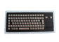 IP67 PS2 لوحة المفاتيح الصناعية مع لوحة اللمس تيتانيوم أسود