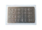 دينامية IP67 المخرب دليل لوحة المفاتيح المعدنية الصناعية للماء وعرة الفولاذ المقاوم للصدأ