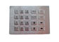 واجهة مصفوفة الفولاذ المقاوم للصدأ لوحة المفاتيح الرقمية لوحة المفاتيح الصناعية الصغيرة للكشك